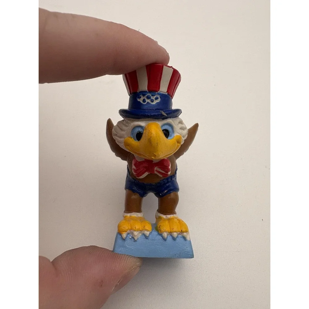 Vintage 1984 LA Olympics‎ Sam Mascot Figurine One Size Multi Color Berrie